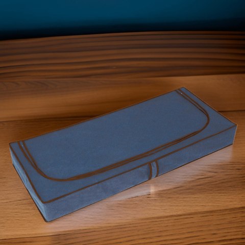 BLUE niebieski organizer do szafy na suwak 120x50x15cm BLUE niebieski organizer do szafy na suwak 120x50x15cm