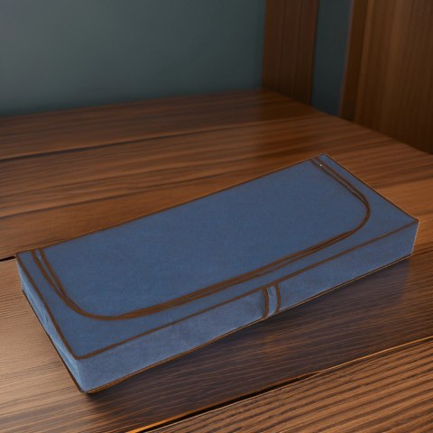 BLUE niebieski organizer do szafy na suwak 120x50x15cm BLUE niebieski organizer do szafy na suwak 120x50x15cm