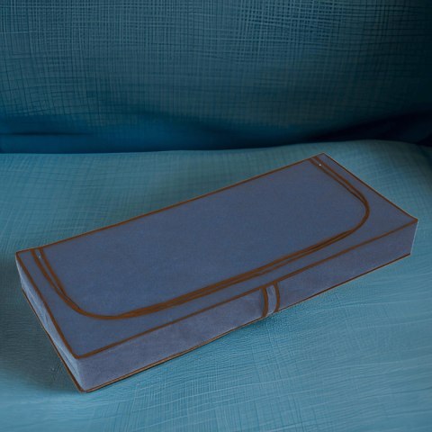 BLUE niebieski organizer do szafy na suwak 120x50x15cm BLUE niebieski organizer do szafy na suwak 120x50x15cm