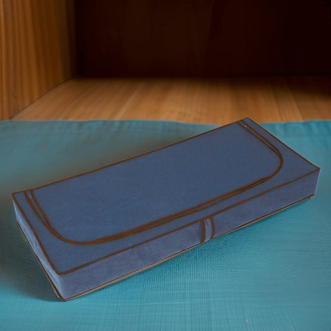 BLUE niebieski organizer do szafy na suwak 120x50x15cm BLUE niebieski organizer do szafy na suwak 120x50x15cm
