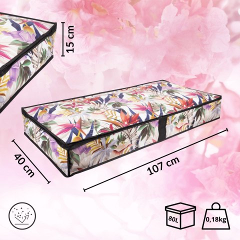 FLORAL w kwiaty ogranizer, pojemnik do szafy 107x50x15cm FLORAL w kwiaty ogranizer, pojemnik do szafy 107x50x15cm