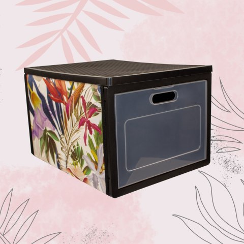 FLORAL w kwiaty organizer do szafy z drzwiczkami 41x31x25cm FLORAL w kwiaty organizer do szafy z drzwiczkami 41x31x25cm