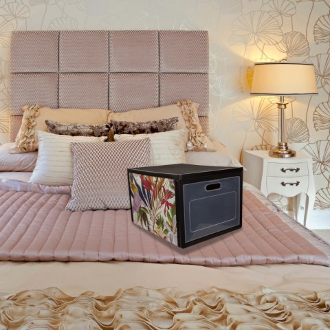 FLORAL w kwiaty organizer do szafy z drzwiczkami 41x31x25cm FLORAL w kwiaty organizer do szafy z drzwiczkami 41x31x25cm