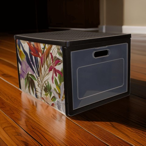 FLORAL w kwiaty organizer do szafy z drzwiczkami 41x31x25cm FLORAL w kwiaty organizer do szafy z drzwiczkami 41x31x25cm