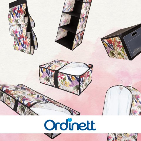 FLORAL w kwiaty organizer na płaszcz 60x100cm FLORAL w kwiaty organizer na płaszcz 60x100cm