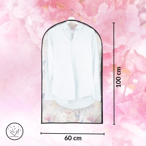 FLORAL w kwiaty organizer na płaszcz 60x100cm FLORAL w kwiaty organizer na płaszcz 60x100cm