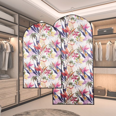FLORAL w kwiaty organizer na płaszcz 60x100cm FLORAL w kwiaty organizer na płaszcz 60x100cm