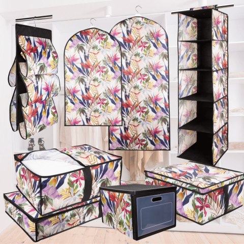 FLORAL w kwiaty organizer na płaszcz 60x100cm FLORAL w kwiaty organizer na płaszcz 60x100cm