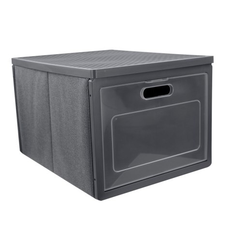 GREY szary organizer do szafy z drzwiczkami 41x31x25cm GREY szary organizer do szafy z drzwiczkami 41x31x25cm