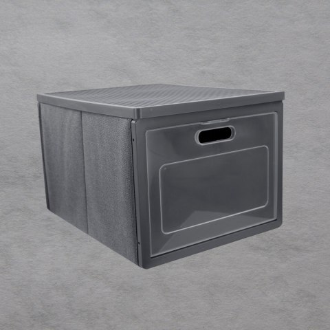 GREY szary organizer do szafy z drzwiczkami 41x31x25cm GREY szary organizer do szafy z drzwiczkami 41x31x25cm