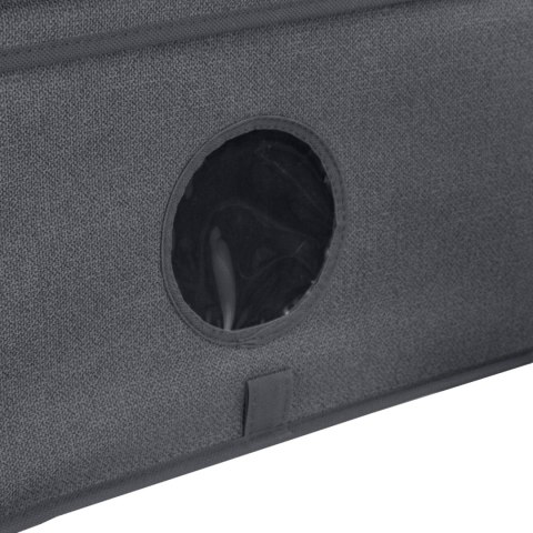GREY szary organizer do szafy z pokrywą oraz oknem 50x40x25cm GREY szary organizer do szafy z pokrywą oraz oknem 50x40x25cm
