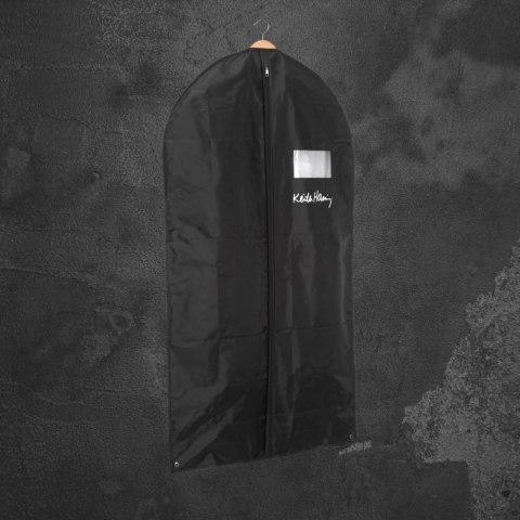 SERCE czarny organizer na płaszcz 60x100cm SERCE czarny organizer na płaszcz 60x100cm