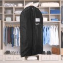 SERCE czarny organizer na płaszcz 60x100cm