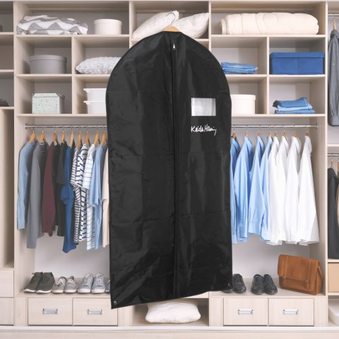 SERCE czarny organizer na płaszcz 60x100cm SERCE czarny organizer na płaszcz 60x100cm