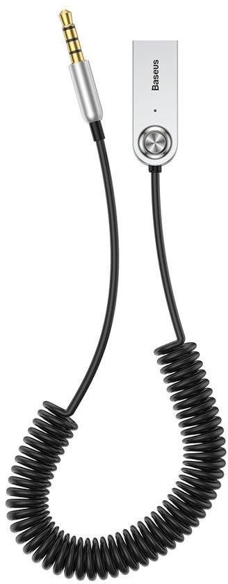 Baseus BA01 odbiornik dźwięku Bluetooth 5.0 kabel adapter audio AUX jack czarny (CABA01-01) Baseus BA01 odbiornik dźwięku Bluetooth 5.0 kabel adapter audio AUX jack czarny (CABA01-01)