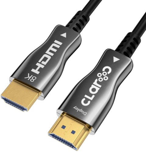 Kabel HDMi Claroc optyczny HDMI 2.1 AOC 8K 120Hz 50m Kabel HDMi Claroc optyczny HDMI 2.1 AOC 8K 120Hz 50m