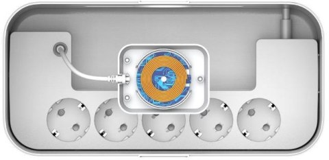 LISTWA ANTYPRZEPIĘCIOWA Z ZABEZPIECZENIEM Energizer 5x SCHUKO 2x USB-A 1x USB-C 2500W 10A KABEL 2M MAGNETIC LISTWA ANTYPRZEPIĘCIOWA Z ZABEZPIECZENIEM Energizer 5x SCHUKO 2x USB-A 1x USB-C 2500W 10A KABEL 2M MAGNETIC