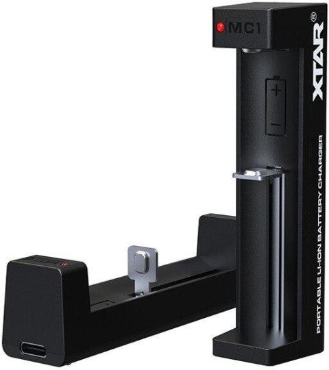 Ładowarka do akumulatorów cylindrycznych Li-ion Xtar MC1 USB-C Ładowarka do akumulatorów cylindrycznych Li-ion Xtar MC1 USB-C