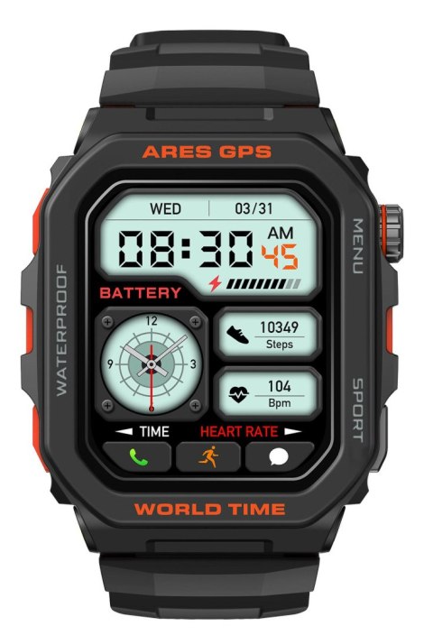 Smartwatch Zeblaze Ares GPS - czarny Smartwatch Zeblaze Ares GPS - czarny