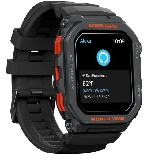 Smartwatch Zeblaze Ares GPS - czarny Smartwatch Zeblaze Ares GPS - czarny