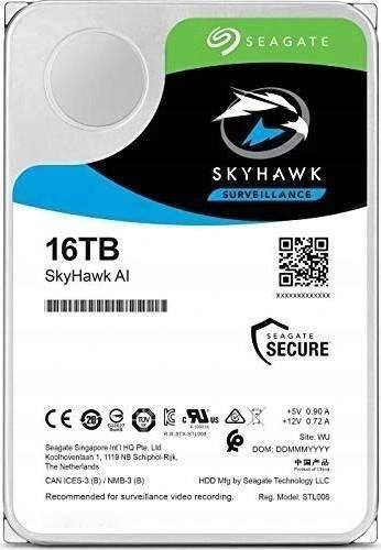 Dysk HDD Seagate SkyHawk AI ST16000VE004 16TB Dysk HDD Seagate SkyHawk AI ST16000VE004 16TB