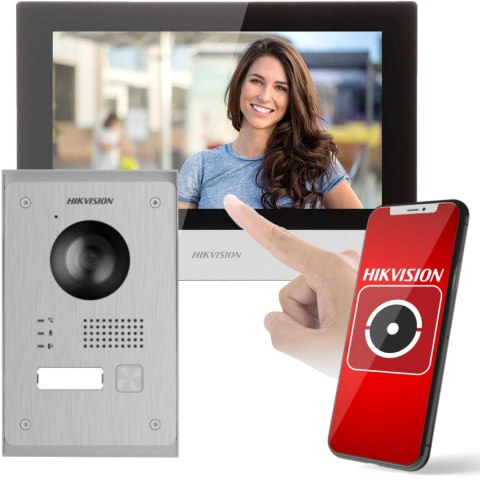 ZESTAW WIDEODOMOFONOWY HIKVISION DS-KIS703Y-P ZESTAW WIDEODOMOFONOWY HIKVISION DS-KIS703Y-P