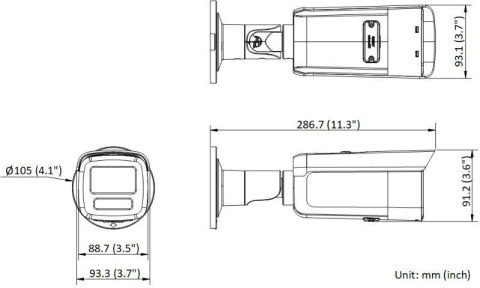 KAMERA IP HIKVISION DS-2CD2T86G2H-4I(2.8mm)(eF)/BLACK KAMERA IP HIKVISION DS-2CD2T86G2H-4I(2.8mm)(eF)/BLACK