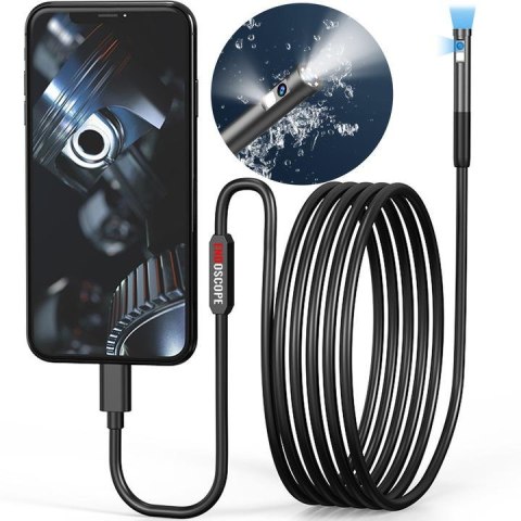 Kamera INSPEKCYJNA DUO ENDOSKOP DWIE KAMERY 2M 7LED 2xFHD WIFI do iPHONE Kamera INSPEKCYJNA DUO ENDOSKOP DWIE KAMERY 2M 7LED 2xFHD WIFI do iPHONE