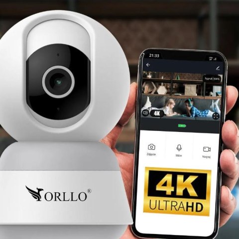 Kamera IP Orllo TW1 wewnętrzna 4K Tuya Wi-Fi Kamera IP Orllo TW1 wewnętrzna 4K Tuya Wi-Fi