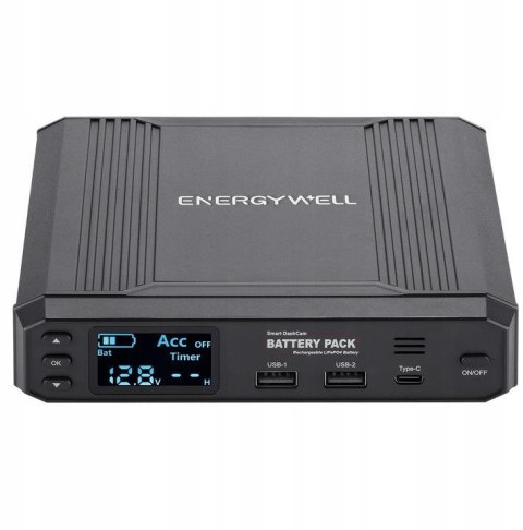 Powerbank do KAMER SAMOCHODOWYCH ENERGY WELL P6 8000mAh 102,4Wh wyświetlacz Powerbank do KAMER SAMOCHODOWYCH ENERGY WELL P6 8000mAh 102,4Wh wyświetlacz