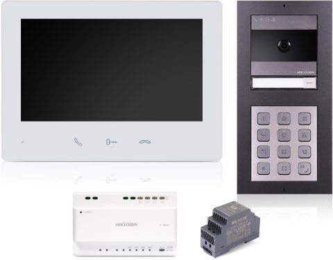 WIDEODOMOFON HIKVISION DS-KIS704EY-AFW2/Aluminium WIDEODOMOFON HIKVISION DS-KIS704EY-AFW2/Aluminium