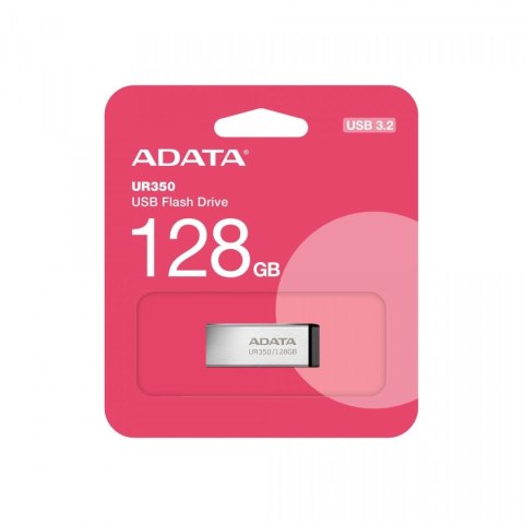 Adata Pendrive UR350 128GB USB3.2 Gen1 Metal czarny Adata Pendrive UR350 128GB USB3.2 Gen1 Metal czarny