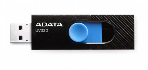 Adata Pendrive UV320 64GB USB 3.2 Gen1 Czarno-niebieski Adata Pendrive UV320 64GB USB 3.2 Gen1 Czarno-niebieski