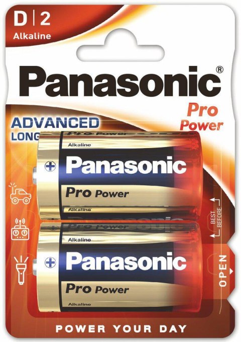 Bateria D / LR20 PANASONIC PRO POWER (blister 2 szt.) Bateria D / LR20 PANASONIC PRO POWER (blister 2 szt.)