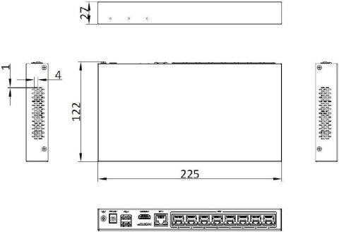 Rejestrator IP Hilook by Hikvision 8 kanałowy 4MP SSD-NVR-4MP/8P (1T) Rejestrator IP Hilook by Hikvision 8 kanałowy 4MP SSD-NVR-4MP/8P (1T)