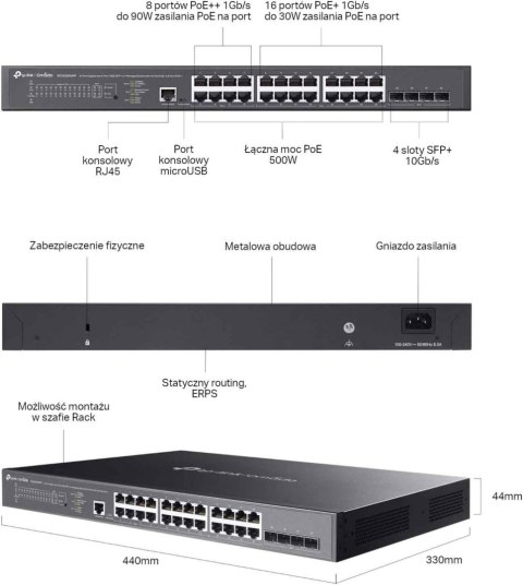 SWITCH TP-LINK TL-SG3428XMPP SWITCH TP-LINK TL-SG3428XMPP