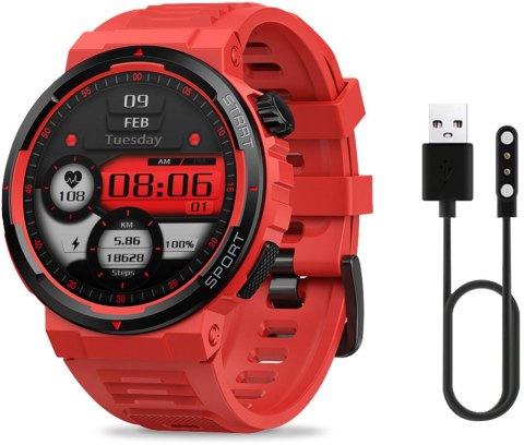 Smartwatch Zeblaze Ares 3 Plus czerwony Smartwatch Zeblaze Ares 3 Plus czerwony