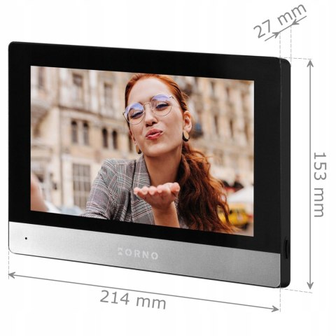 Wideoodomofon 2 żyłowy ORNO OR-VID-MA-1080/B Wideoodomofon 2 żyłowy ORNO OR-VID-MA-1080/B