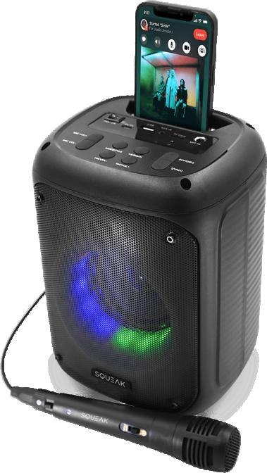 Głośnik BeatFlow Squeak SQ1005 BT, Radio FM, MP3, TWS Głośnik BeatFlow Squeak SQ1005 BT, Radio FM, MP3, TWS