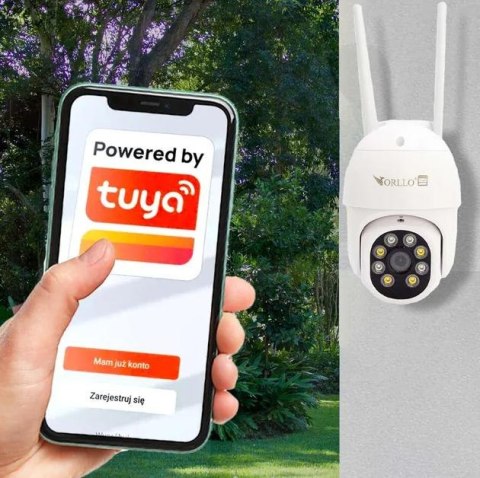 Kamera IP Orllo TZ5 zewnętrzna obrotowa 5Mpx 4G SIM Tuya Kamera IP Orllo TZ5 zewnętrzna obrotowa 5Mpx 4G SIM Tuya