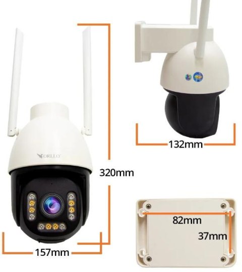 Kamera IP Orllo Z9 ULTRA z panelem solarnym SM6030 PRO Kamera IP Orllo Z9 ULTRA z panelem solarnym SM6030 PRO