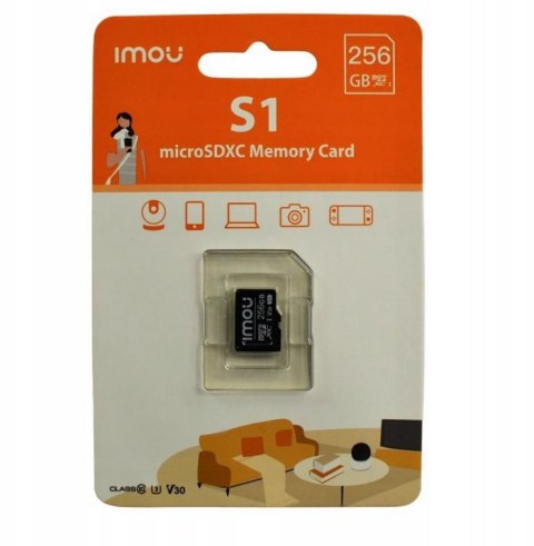 Karta pamięci microSD IMOU ST2-256-S1 256GB Karta pamięci microSD IMOU ST2-256-S1 256GB
