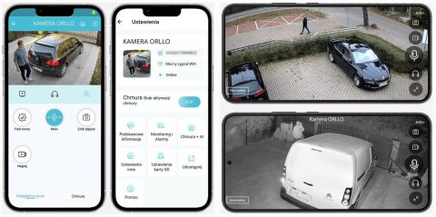 Kamera IP Orllo Z7 Pro zewnętrzna obrotowa GSM 4MPx Kamera IP Orllo Z7 Pro zewnętrzna obrotowa GSM 4MPx