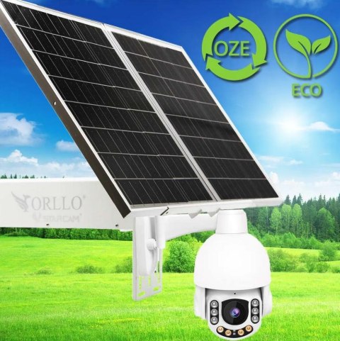 Kamera Zewnętrzna Obrotowa GSM na Kartę SIM Orllo Z7 PRO + Panel fotowoltaiczny SM6030 Pro Kamera Zewnętrzna Obrotowa GSM na Kartę SIM Orllo Z7 PRO + Panel fotowoltaiczny SM6030 Pro