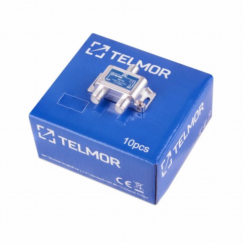 Rozgałęźnik TELMOR RCT-2 Splitter 2x1.2G Rozgałęźnik TELMOR RCT-2 Splitter 2x1.2G