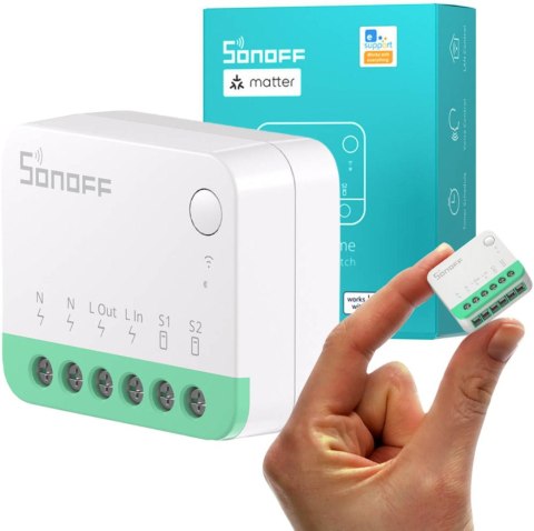 SONOFF Inteligentny przełącznik Wi-Fi 1-kanałowy MINIR4M Matter SONOFF Inteligentny przełącznik Wi-Fi 1-kanałowy MINIR4M Matter