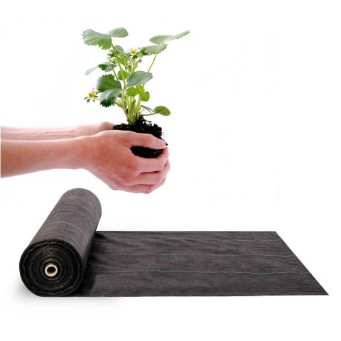 Agrotkanina ogrodowa 70g/m2 1,6m x 100m czarna Plonos Agrotkanina ogrodowa 70g/m2 1,6m x 100m czarna Plonos