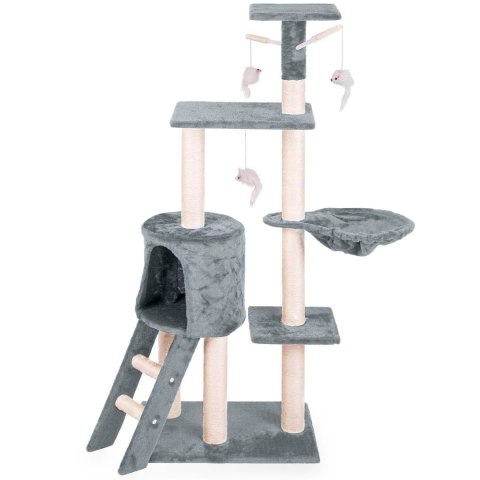 Drapak dla kota 140 cm DR-267 Pethaus z myszką j. szary Drapak dla kota 140 cm DR-267 Pethaus z myszką j. szary