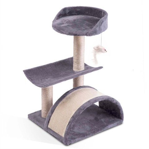 Drapak dla kota 58 cm DR-264 Pethaus z myszką j. szary Drapak dla kota 58 cm DR-264 Pethaus z myszką j. szary