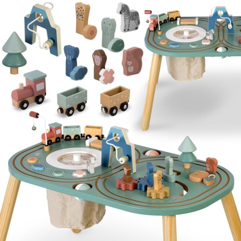 Drewniany stolik sensoryczny NK-865 Nukido Drewniany stolik sensoryczny NK-865 Nukido
